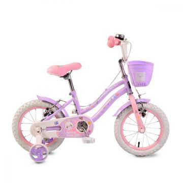Bicicleta pentru fetite Moni Space tourism 14 inch Purple