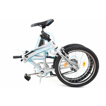 Bicicleta pliabila Dhs 2095 gri 20 inch