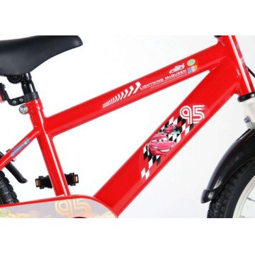 Bicicleta Volare Cars pentru baieti 18 inch partial montata