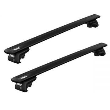 Bare transversale Thule Evo Raised Black pentru Audi 80 (B4) Avant 1991-1995