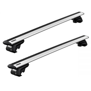 Bare transversale Thule Evo Raised Silver pentru Audi A6 (4A) Avant 1994-1997