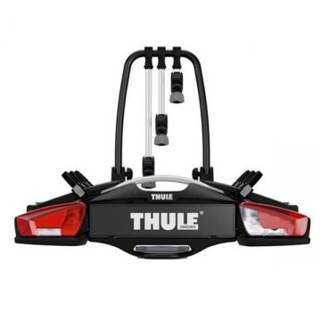 Suport biciclete Thule VeloCompact 926 cu prindere pe carligul de remorcare, pentru 3 biciclete