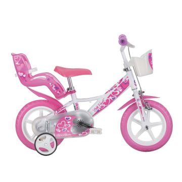Bicicleta copii 12'' - Inimioare