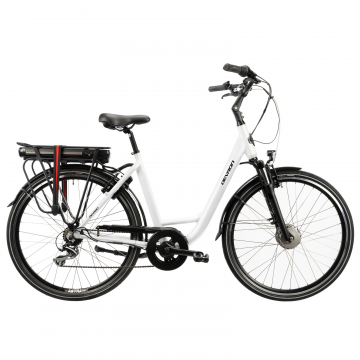 Bicicleta Electrica Devron 28220 DV - 28 Inch, S, Alb