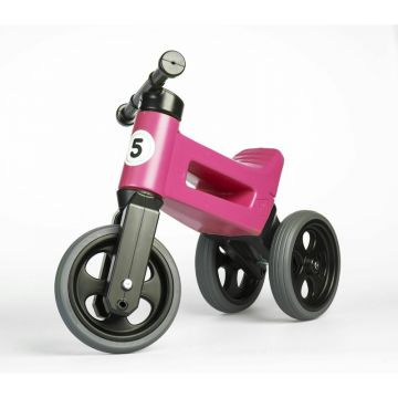 Bicicleta fara pedale Funny Wheels RIDER SPORT 2 in 1 Pink