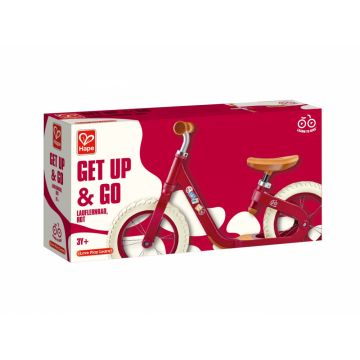 Bicicleta fara pedale Hape 10 inch Rosu