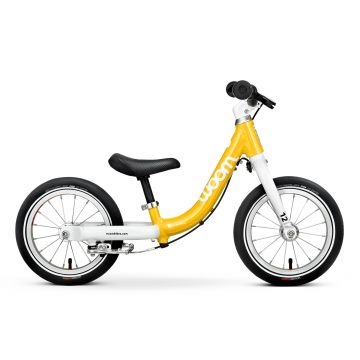 Bicicleta fara pedale pentru copii Woom 1 Classic Galben