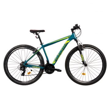 Bicicleta MTB Colinelli COL23, Marimea L, 29 inch, Verde, Schimbator Shimano ST-EF500, 21 Viteze, Cadru Aluminiu, Frane V - Brake