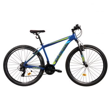 Bicicleta MTB Colinelli COL23, Marimea M, 29 inch, Albastru, Schimbator Shimano ST-EF500, 21 Viteze, Cadru Aluminiu, Frane V - Brake