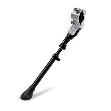 Cric laterial reglabil pentru bicicleta, 24-28 inch, aluminiu, Negru Cric laterial reglabil pentru bicicleta, 24-28 inch, aluminiu, Negru