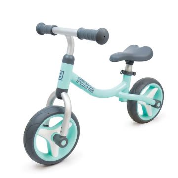 Bicicleta fara pedale baieti 8 inch Funbee Bleu