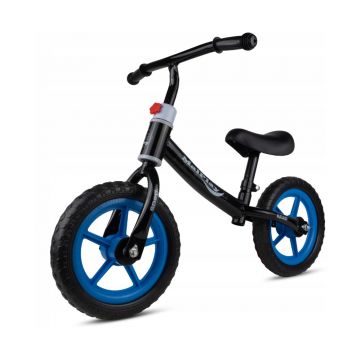 Bicicleta fara pedale MalPlay cu roti EVA 12 inch Blue