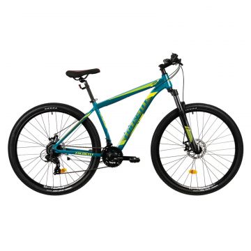 Bicicleta MTB Colinelli COL25, Marimea L, 29 inch, Verde, Schimbator Shimano ST-EF500 EZ-FIRE PLUS, 24 Viteze, Cadru Aluminiu, Frane pe Disc