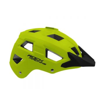 Casca Rock Machine Trail negru/verde fluo M-L (58-61 cm)