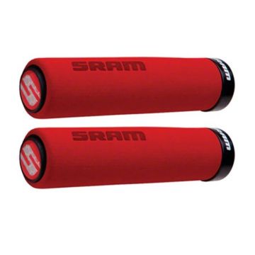 Mansoane SRAM Locking Foam Grips 129mm Rosu/Negru