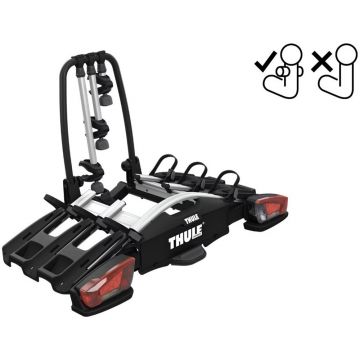 Suport biciclete Thule VeloCompact F cu prindere pe carligul de remorcare - pentru 3 biciclete