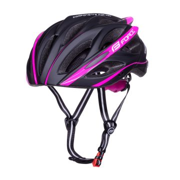 Casca Force Bull negru/roz S-M (54-58 cm)