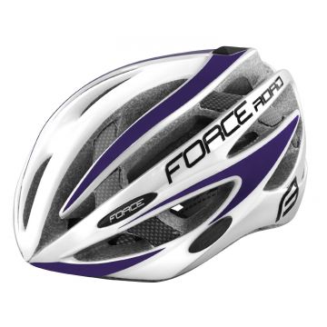 Casca Force Road, alb/violet S-M (54-58 cm)