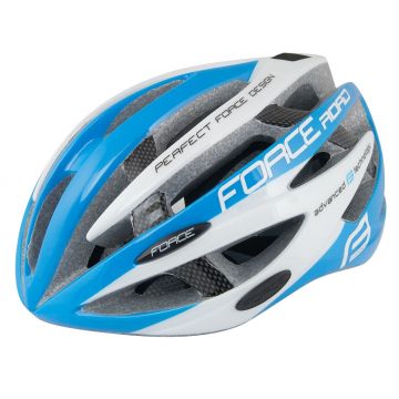 Casca Force Road albastru/alb S-M (54-58 cm)