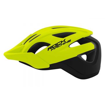 Casca Rock Machine Trail Pro negru/verde fluo M-L (58-61 cm)