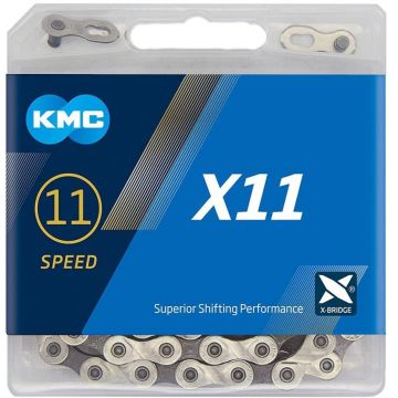 Lant KMC X11R Grey 11 viteze, 114 zale