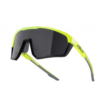 Ochelari Force Apex, lentila negru contrast, fluo/negru