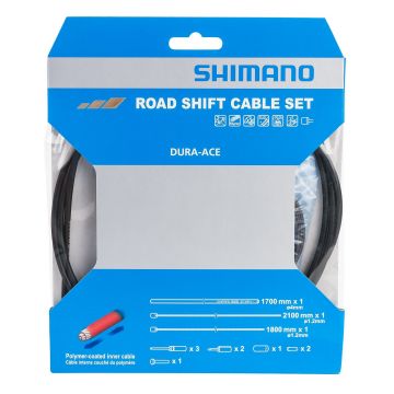 Set cabluri si camasi schimbator Shimano Dura Ace negru