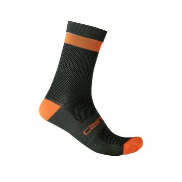 Sosete Castelli Alpha 18, Kaki/Portocaliu, XXL, 44-47