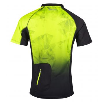 Tricou ciclism Force MTB Core, fluo/negru, XS