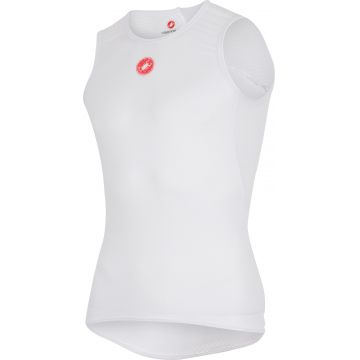 Bluza corp fara maneci Castelli PRO Issue, Alb, L