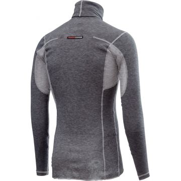 Bluza de corp cu guler Castelli Flanders Neck Warm, Gri, L