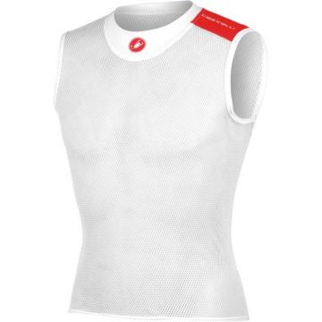 Bluza de corp perforata Castelli Core Mesh SL, Alb, L/XL