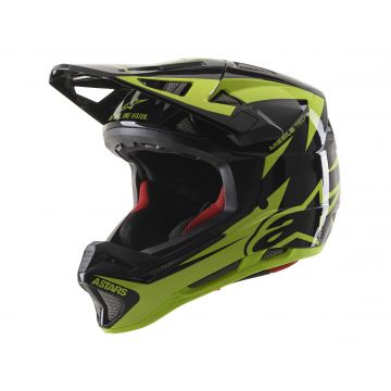 Casca Alpinestars Missile tech Airlift Black/yellow Fluo L (59-60 cm)