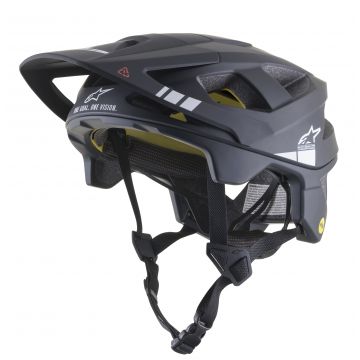 Casca Alpinestars Vector Tech A1 Negru Lucios/Gri Mat L (59-63 cm)