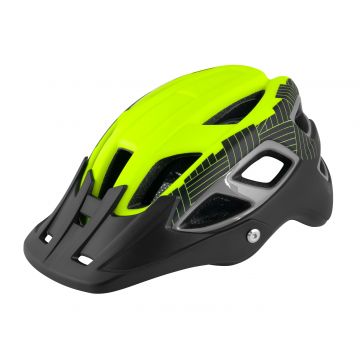 Casca Force Aves MTB E-bike, Fluo/Negru Mat L-XL (58-61 cm)