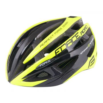 Casca Force Road Negru/Fluo S-M (54-58 cm)