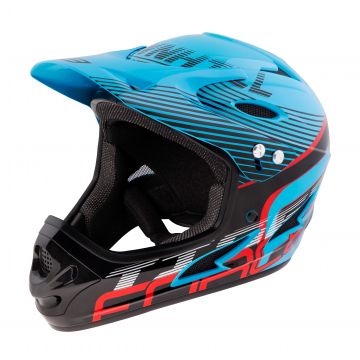 Casca Force Tiger Downhill Negru/Albastru/Rosu L-XL (59-61 cm)