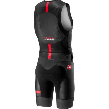 Costum Triatlon Fara Maneca Castelli Free Sanremo SS Suit Negru XXL