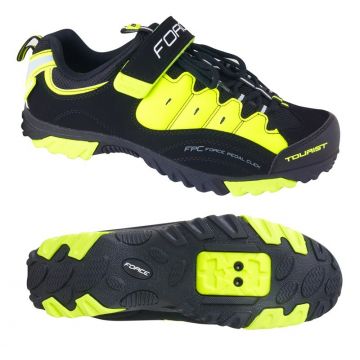 Pantofi Force Tourist-II negru/fluo 38 FARA SPD