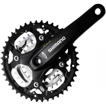 Pedalier Shimano FC-M521-L 3x9 octalink negru