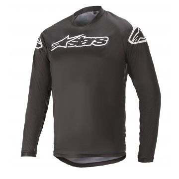 Tricou Alpinestars Racer V2 LS Black/ White M Tricou Alpinestars Racer V2 LS Black/ White M