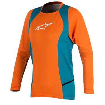 Bluza Alpinestar Stella Drop 2 L/S Jersey bright orange/ocean M