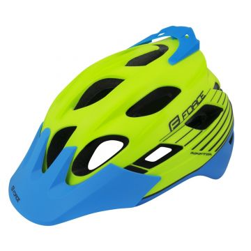 Casca Force Raptor MTB fluo/albastru L-XL (58-62 cm)