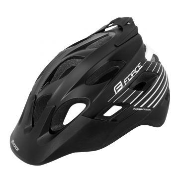 Casca Force Raptor MTB negru/alb L-XL (58-62 cm)