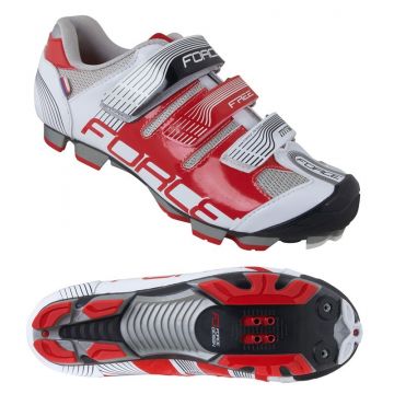 Pantofi Force Free MTB alb/rosu 45