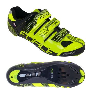 Pantofi Force Spike Road fluo/negru 46