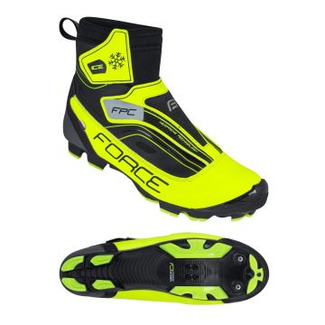 Pantofi iarna Force Ice MTB fluo 39