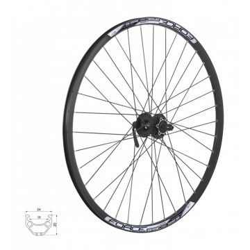 Roata fata Force Basic Disc 622x19 butuc Shimano HBM475