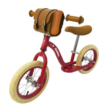 Bicicleta fara pedale unisex 12 inch Funbee Rosie cu geanta