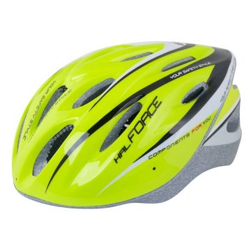 Casca Force Hal fluo/negru L-XL (58-62 cm)